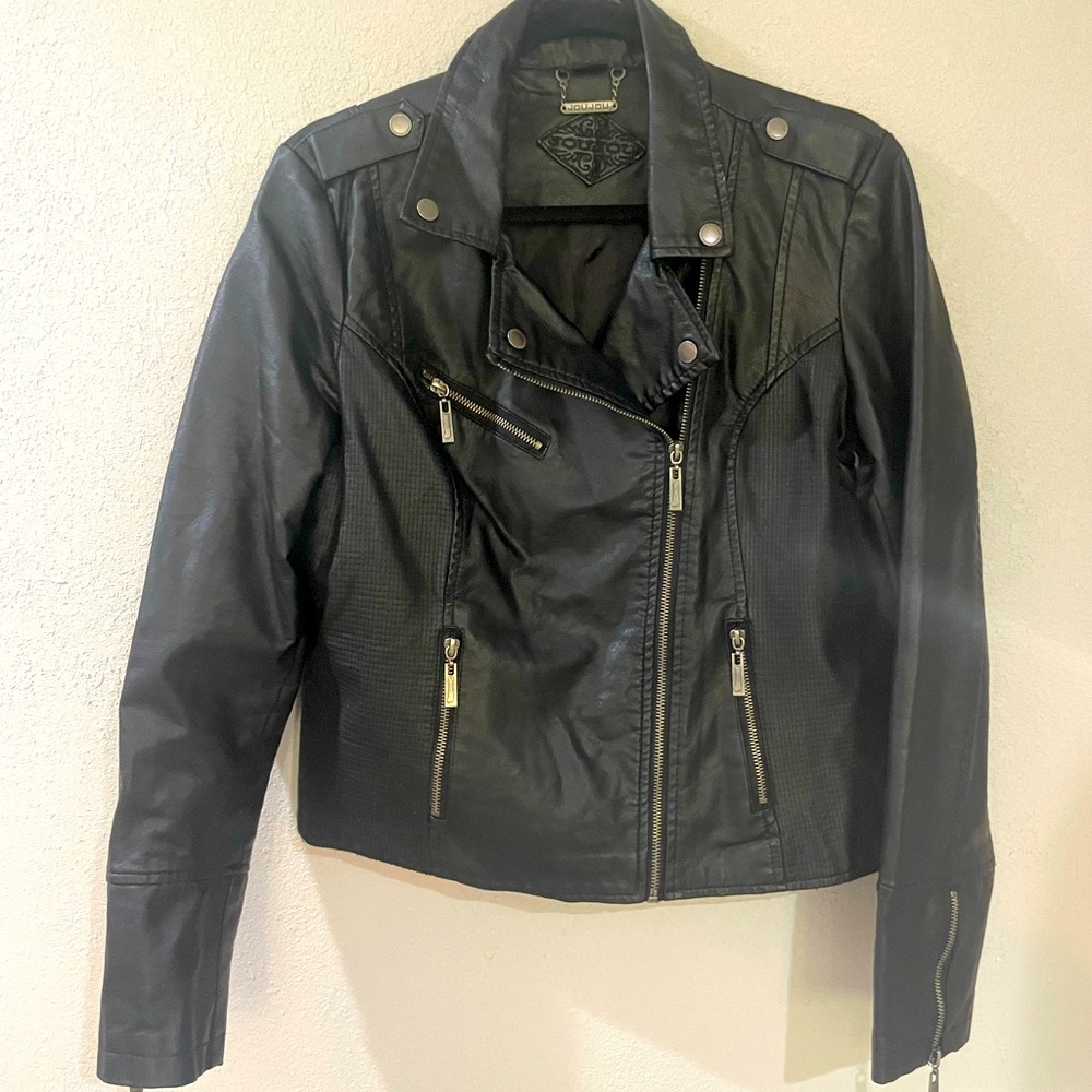 Jou Jou “leather” Moto jacket